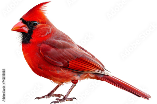 Cardinal isolated on transparent background photo