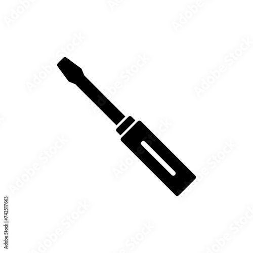 Screwdriver icon isolated on white background. Screwdriver vector icon