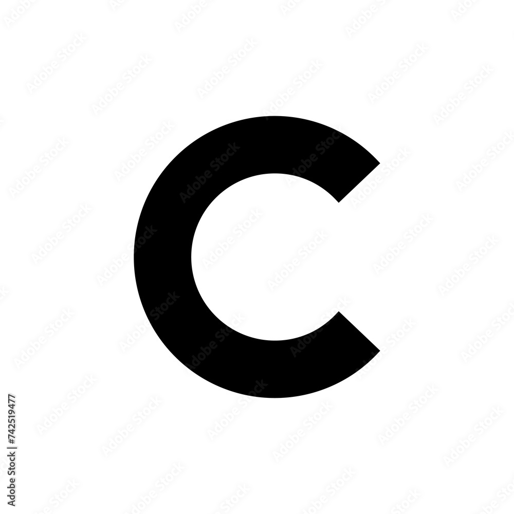 Copyright icon isolated on white background. copyright symbols Copyright icon isolated on white background. copyright symbols