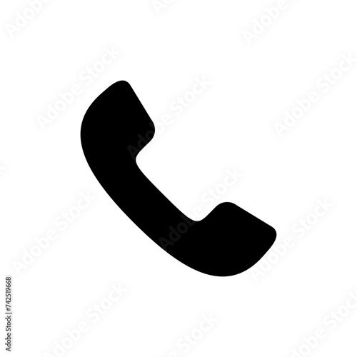 Call icon isolated on white background. Phone icon vector. mobile phone. telephone icon