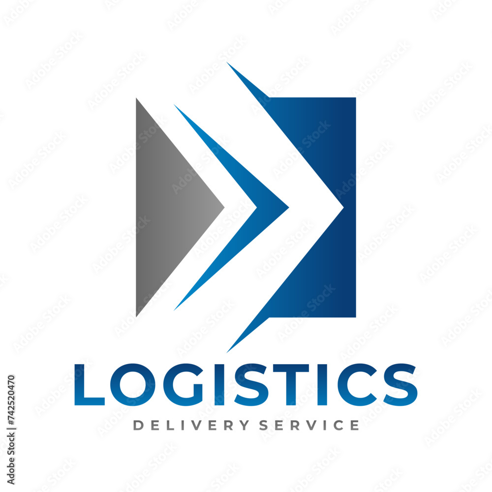 Logistic Logo, arrow design logo template, vector illustration Logistic Logo, arrow design logo template, vector illustration