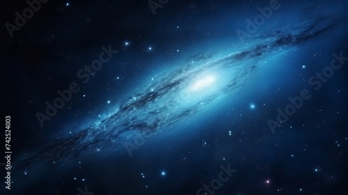 Andromeda Galaxy with Nebula ,Open Cluster,Globular Cluster, stars and space dust in the universe long expose