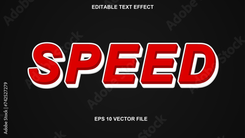  speed smooth editable text effect. smooth text effect style 3d, headline, font, customizable, bold, typography, premium, marketing