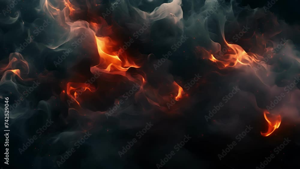 Like a phoenix rising from the ashes smoldering wisps of smoke twist and contort embodying the beauty and resilience of destruction. Like a phoenix rising from the ashes smoldering wisps of smoke twist and contort embodying the beauty and resilience of destruction.