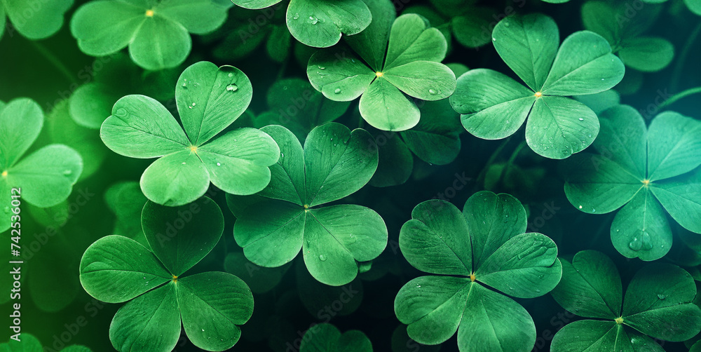 st patrick's day, shamrock clover banner st patrick's day, shamrock clover banner