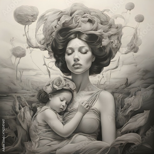 The surreal art of motherhood