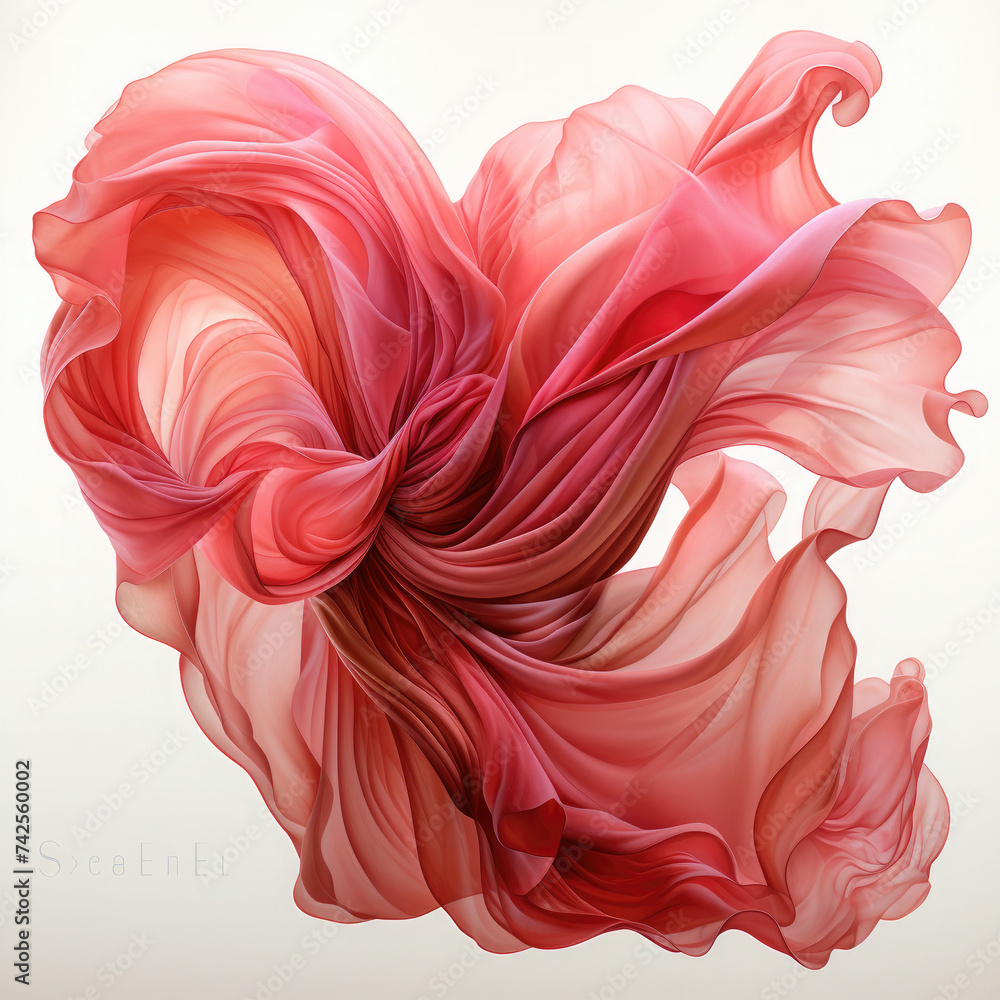 Watercolor Rote Schleife Illustration, Generative Ai Watercolor Rote Schleife Illustration, Generative Ai