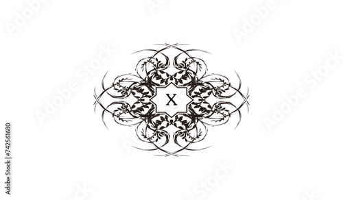 Luxury Spider Wave Alphabetical Logo