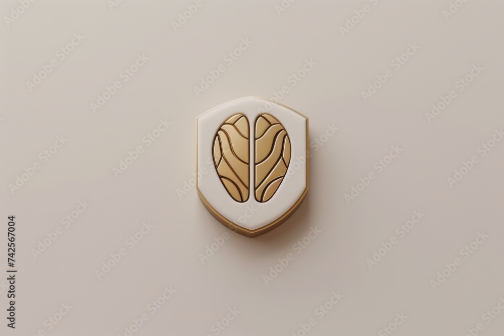 AI Brain Chip disruption. Artificial Intelligence 3d human icon ...