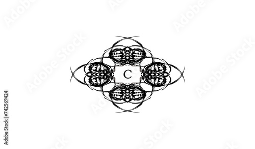Luxury Spider Design Alphabetical Logo