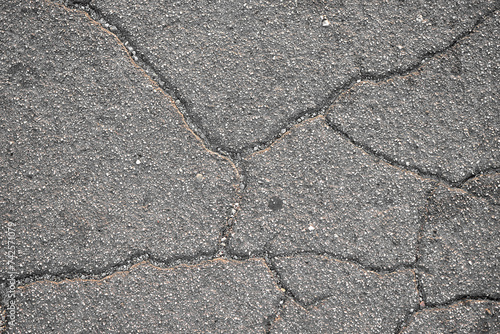 Wallpaper Mural Concrete background with rough deep crack. Gray back. Grunge Torontodigital.ca