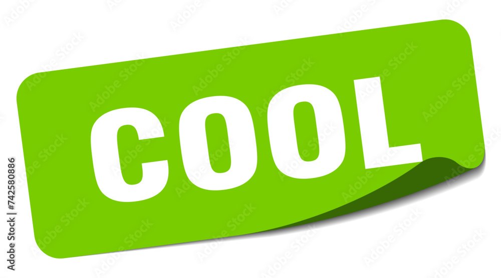 cool sticker. cool label