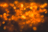 Bokeh from blurred orange flame background