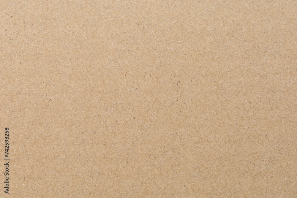 Close up of Old brown paper texture  visible. Paper fibers suitable for use as background images or decorations - obrazy, fototapety, plakaty 