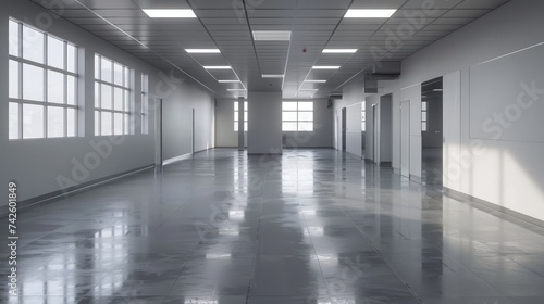 modern empty office interior