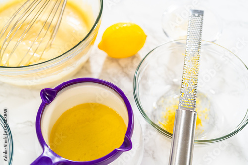 Crafting Lemon, Blueberry, and Vanilla Bundt Cakes