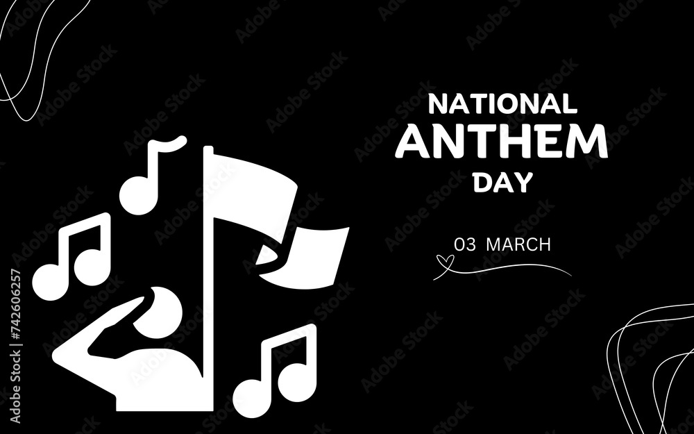 NATIONAL Anthem Day TEMPLATE DESIGN 