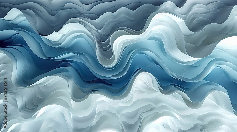 Papercut art wave line layers Abstract background, white blue color background with waves, cracks in paper , collage paper, warm light, paper top view, ratio 16:9 cover banner wallpaper Papercut art wave line layers Abstract background, white blue color background with waves, cracks in paper , collage paper, warm light, paper top view, ratio 16:9 cover banner wallpaper