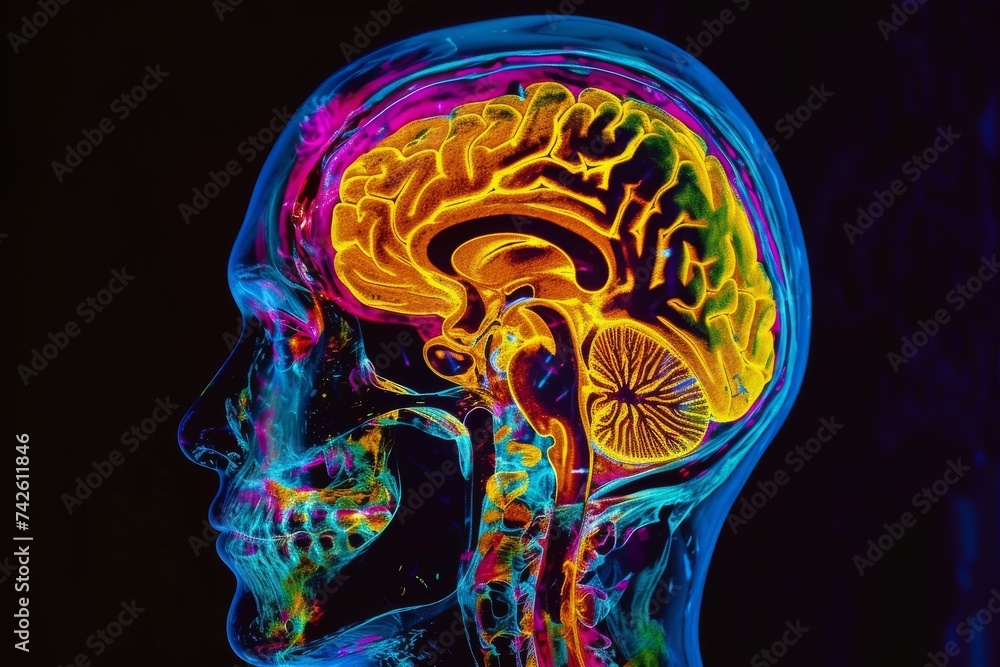 AI Brain Chip disaster. Artificial Intelligence presynaptic mind fusiform gyrus circuit board. Neuronal network dorsolateral prefrontal cortex processing smart transportation AI Brain Chip disaster. Artificial Intelligence presynaptic mind fusiform gyrus circuit board. Neuronal network dorsolateral prefrontal cortex processing smart transportation