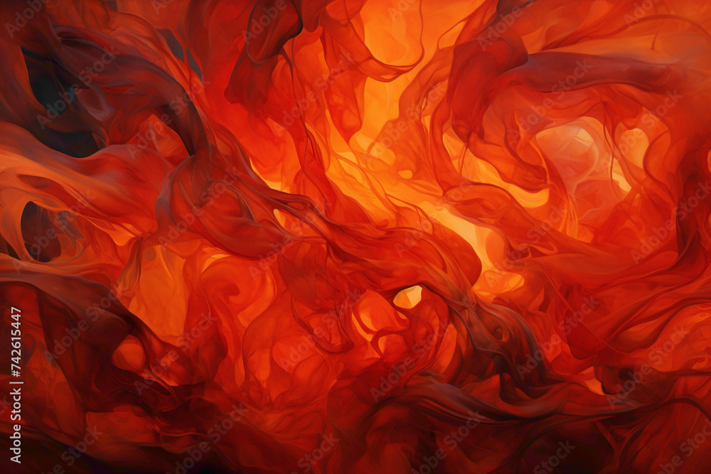 Obraz premium A Canvas Drenched in a Riot of Color, Unbound by Form and Defined by Pure Abstract Energy.