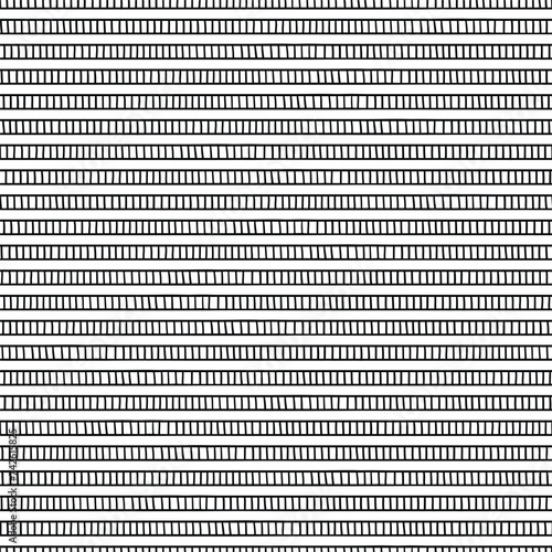 Seamless black and white abstract hand drawn texture.