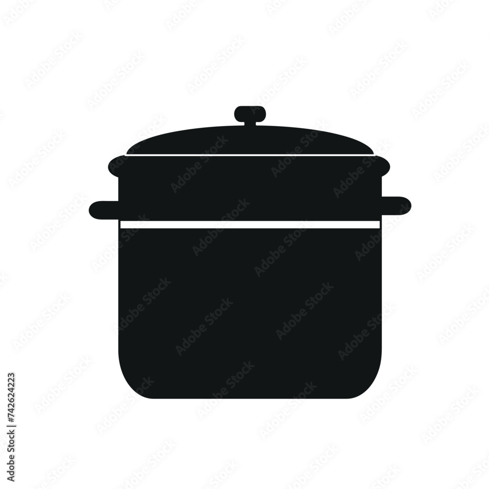 saucepan icon, cooking and kitchen concept, illustration, vector flat symbol saucepan icon, cooking and kitchen concept, illustration, vector flat symbol