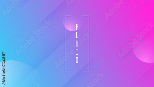 3d Banner. Cool Music Art. Purple Liquid Poster. Abstract Layout. Party Gradient Composition. Corporate Ux. Dark Landing Page. Blue 3d Banner