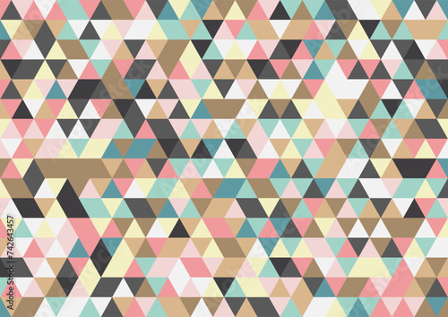 Abstract background with a Scandi style low poly design