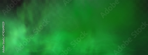 Green stink bad smell, smoke or poison gases,chemical toxic vapour.Vector realistic set of stench breath or sweat odor isolated on transparent checkered background.
 photo