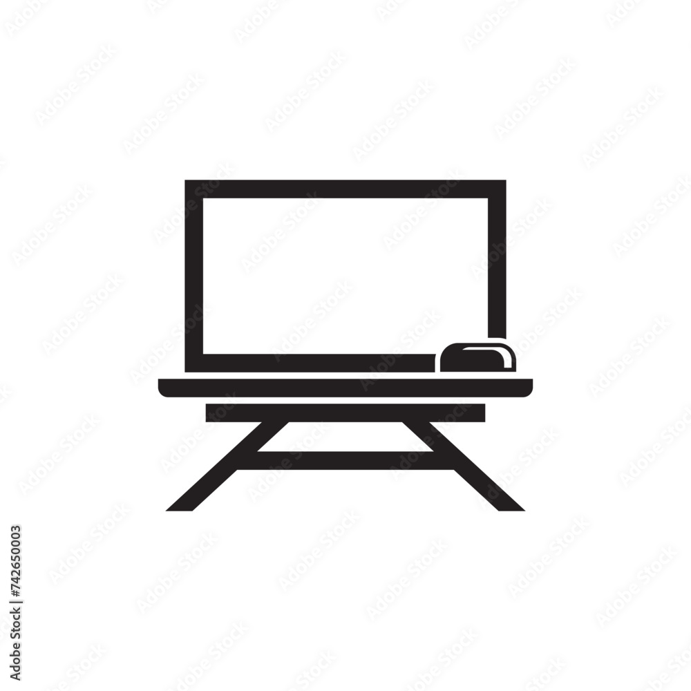Easel Icon, Easel Vector Art Illustration Easel Icon, Easel Vector Art Illustration