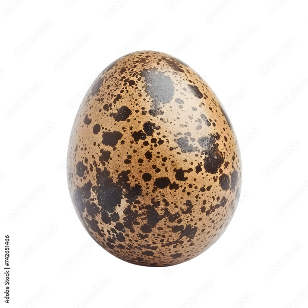 Brown quail egg isolated on white background. PNG Brown quail egg isolated on white background. PNG