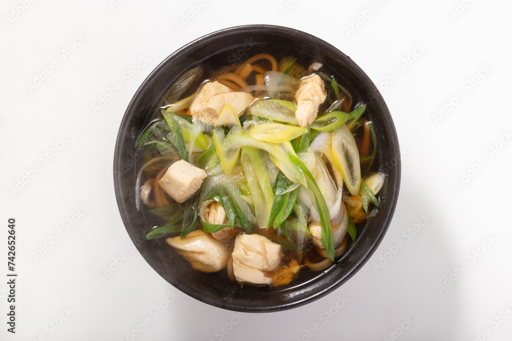 鶏ささみ ねぎ蕎麦 鶏ささみ ねぎ蕎麦