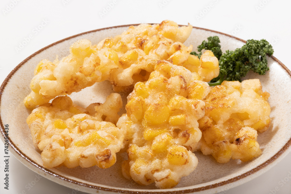 とうもろこしのかき揚げ
