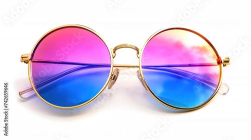 Retro Vintage Round Circle Lens Sunglasses