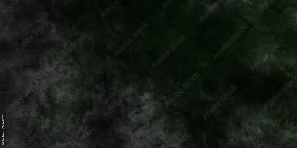 black background texture. abstract black grunge texture. black and green watercolor background