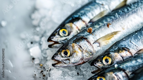  sardine , fresh raw sardines © CStock