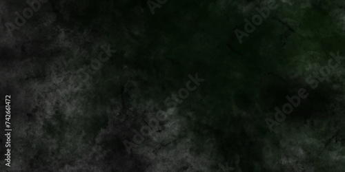 black background texture. abstract black grunge texture. black and green watercolor background