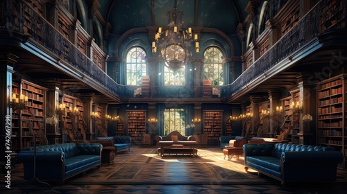 study library interior © PikePicture
