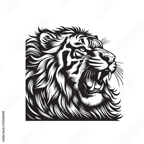 tiger silhouette ,tiger silhouette face , tiger silhouette tattoo, tiger silhouette logo ,tiger silhouette png