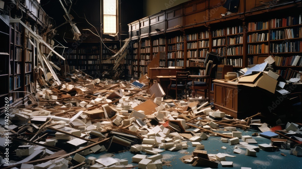 books library earthquake