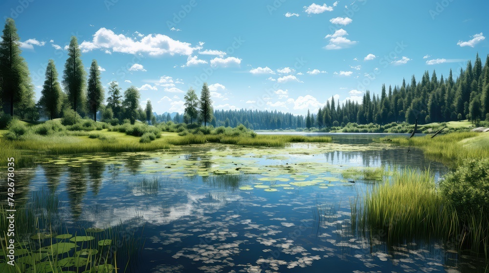 peaceful lake graphic peaceful lake graphic