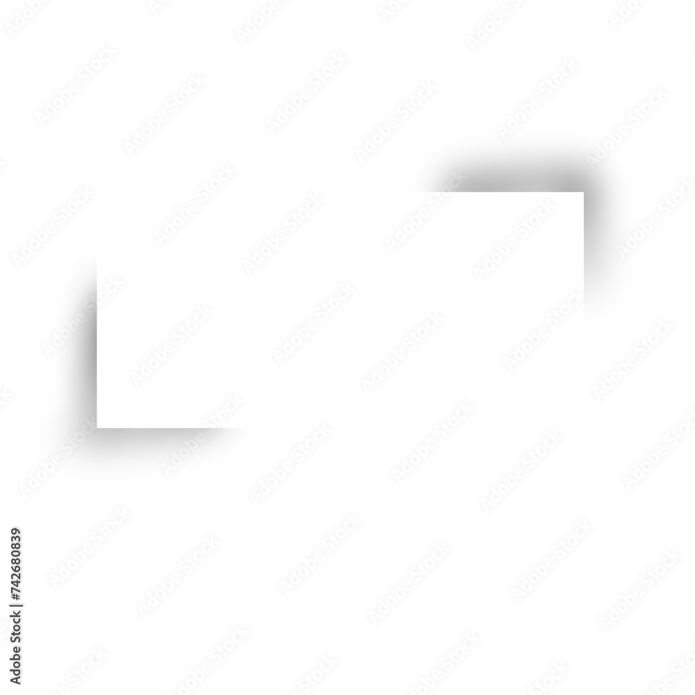 Paper shape shadow effect Paper shape shadow effect