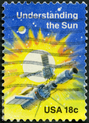 USA - 1981: shows Understanding the Sun, Space Achievement, 1981