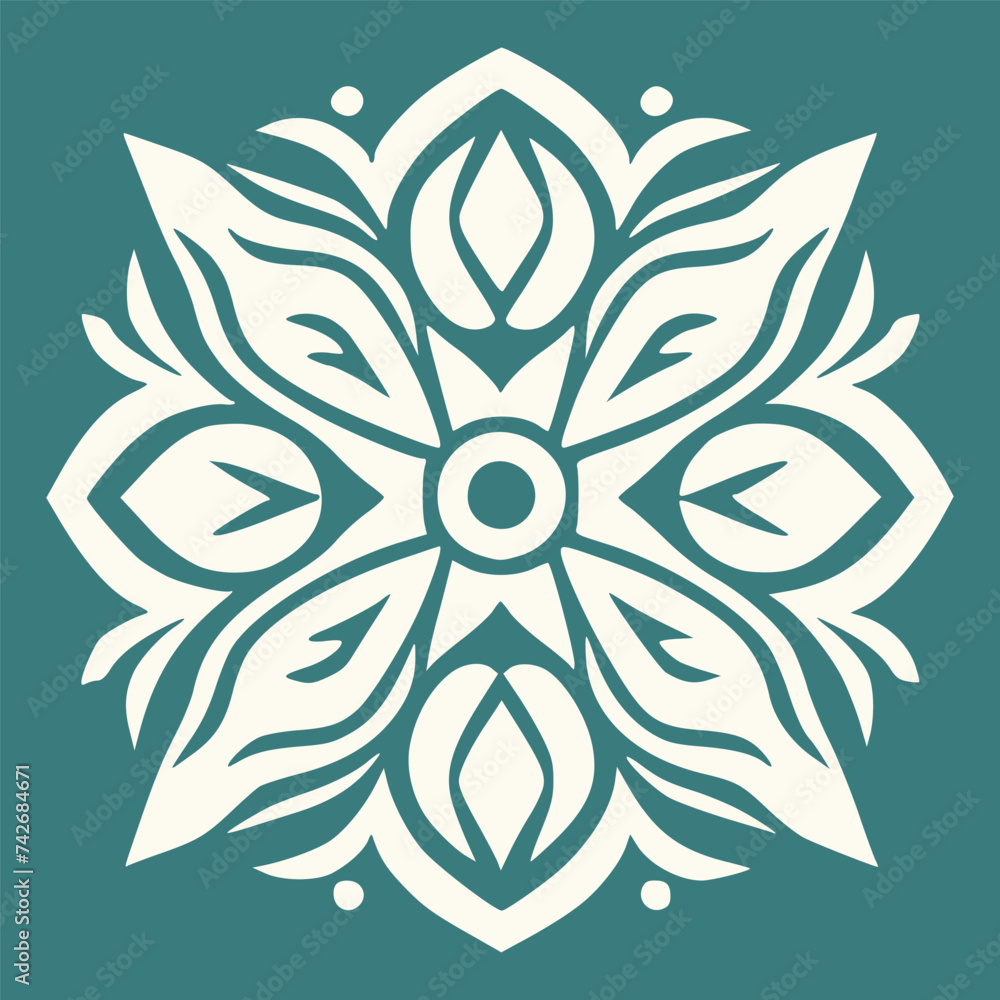Fototapeta premium Seamless floral pattern design for textile