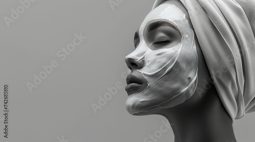 women in mask