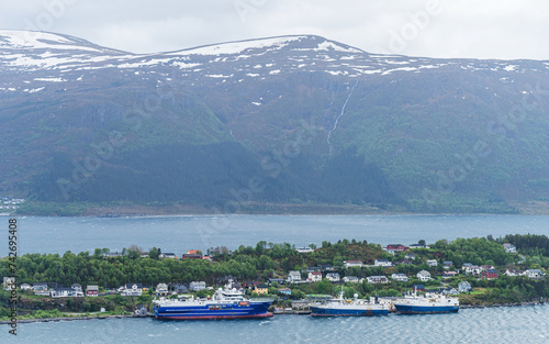 Ships in the fjord, ALESUND, Geirangerfjord, Norway © Maciej Olszewski