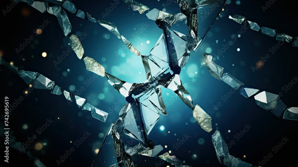Fototapeta premium damage broken dna