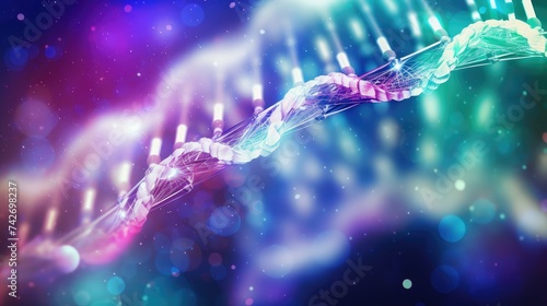 molecule dna abstract background