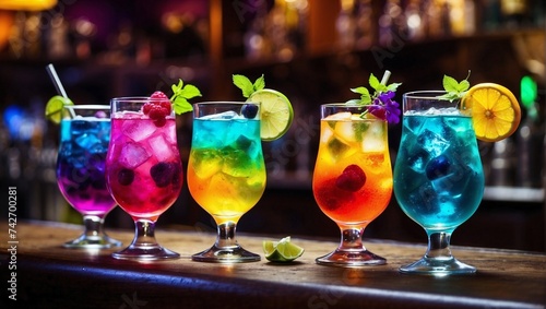 Colorful Cocktails