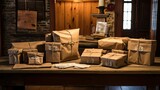 parcel package and mail
